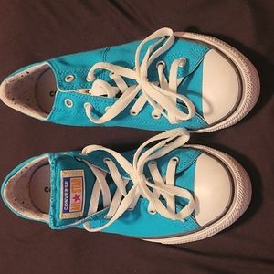 Converse, Size 6 youth, Size 8.5 Women, Teal